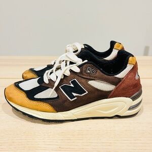 New Balance 990 v2 Made in USA X Teddy Santis Black Tan Men’s size 7 M990BB2
